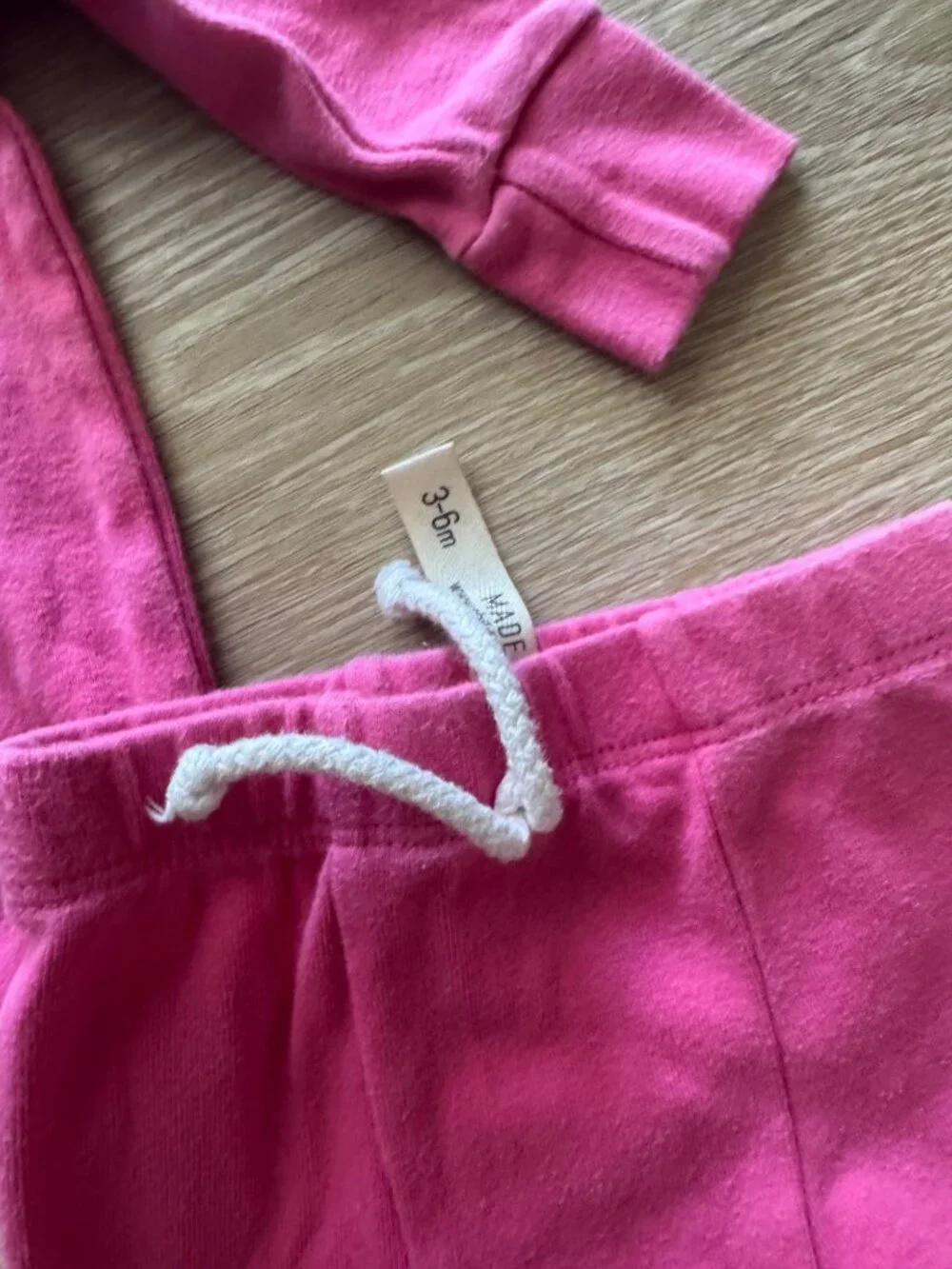Childhoods Baby Set 3-6 Months Pink Long Sleeve Top & Jogger Pants